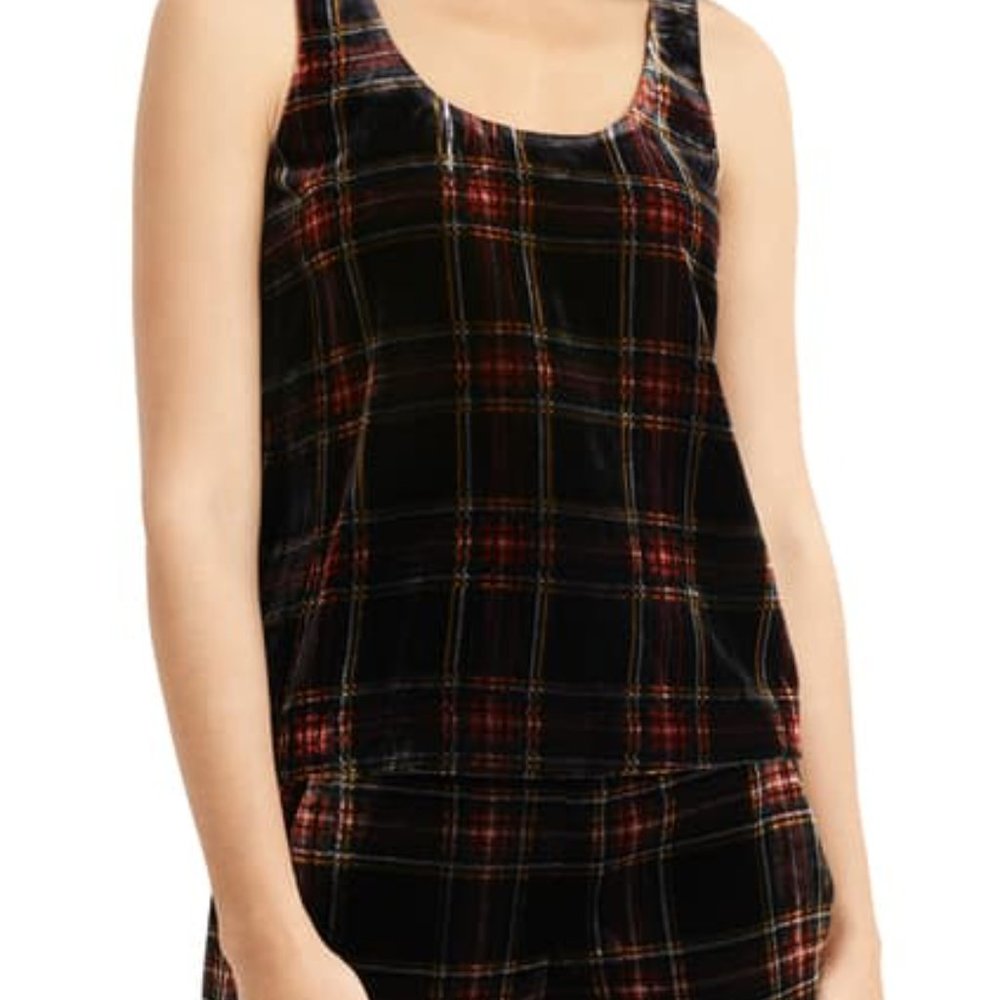 NWT J. Crew Velvet Stewart Plaid Tank - Picture 5 of 7